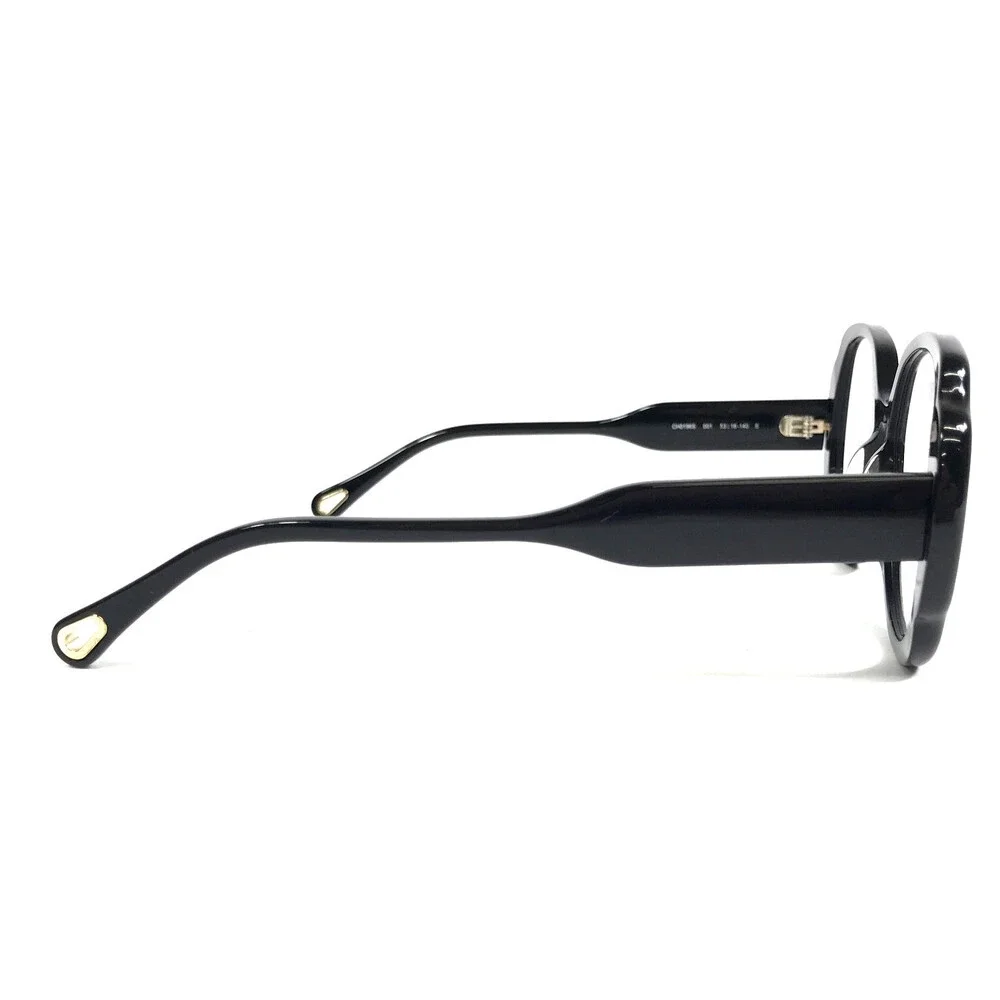 Chloe Sunglasses CH0196S 001 Shiny Black Oversized Purple Photochromic 53-16-140